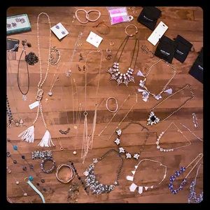 Huge jewelry lot. Baublebar Marc Jacobs j crew